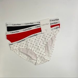 NWT Calvin Klein 3pc Bikini Panty Set